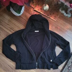 UGG Classic Black Zip-Up Hoodie
